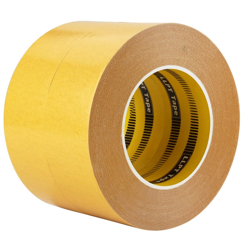 LLPT Double Sided Woodworking Tape 2 Pack 1.8 Inch x 36 Yards Each Roll Double Face Turner Tape for CNC and Wood Template Removable Residue Free (WT266) - Image 1